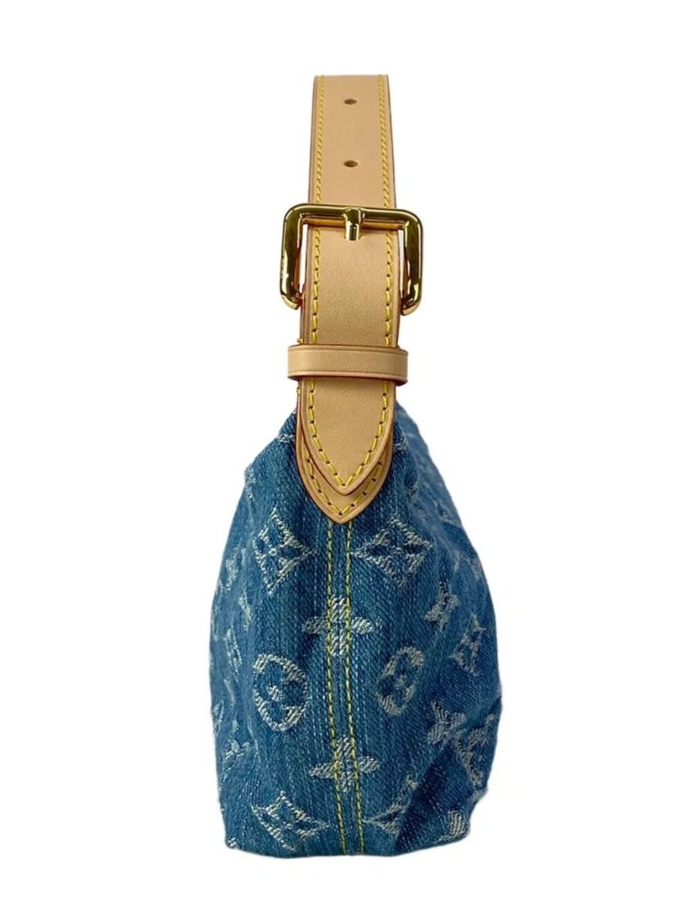 LOUIS VUITTON Pochette Hills M82949 Blue Denim Monogram Denim RFID confirmed - Picture 6 of 16